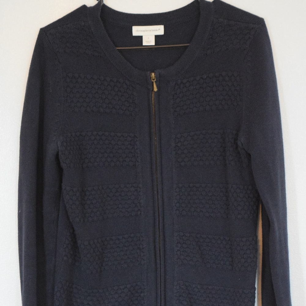 Christopher and Banks Navy Blue Sweater